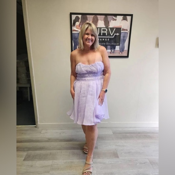 Altar'd State Lilac Tulle Dress - Size XXL - Picture 1 of 4